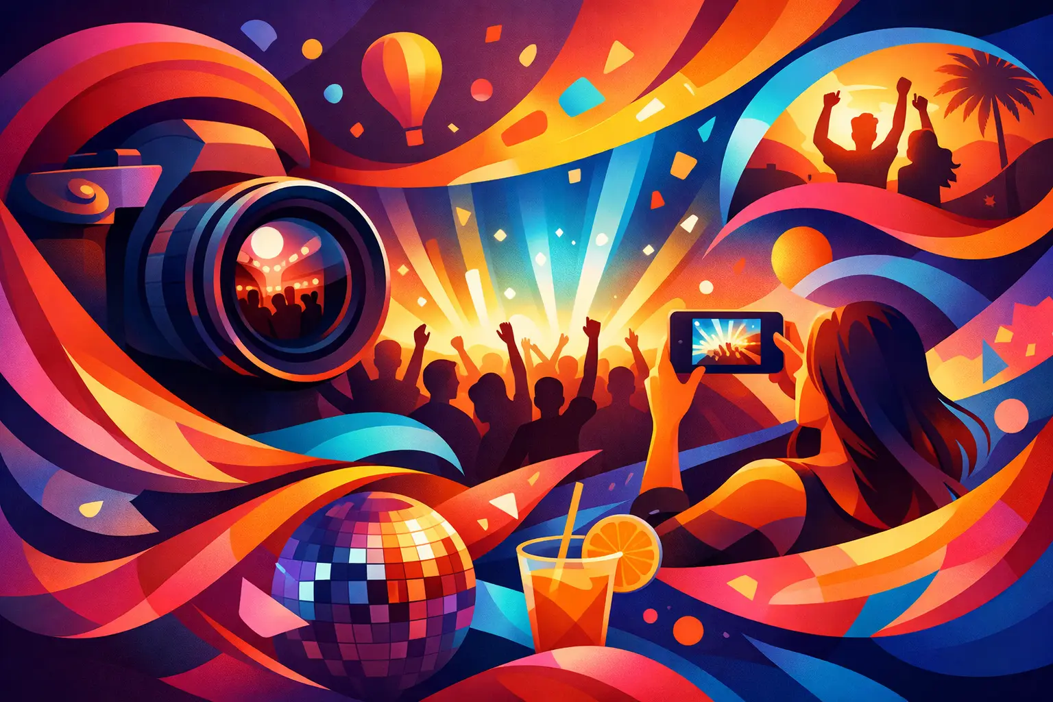 Como usar fotos para promover eventos