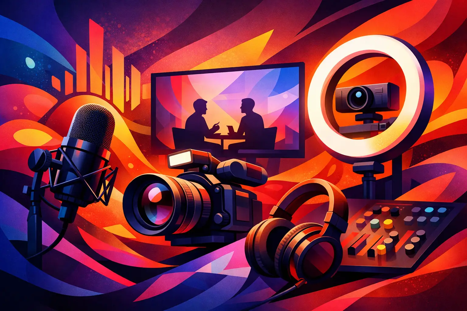 Equipamentos essenciais para live empresarial
