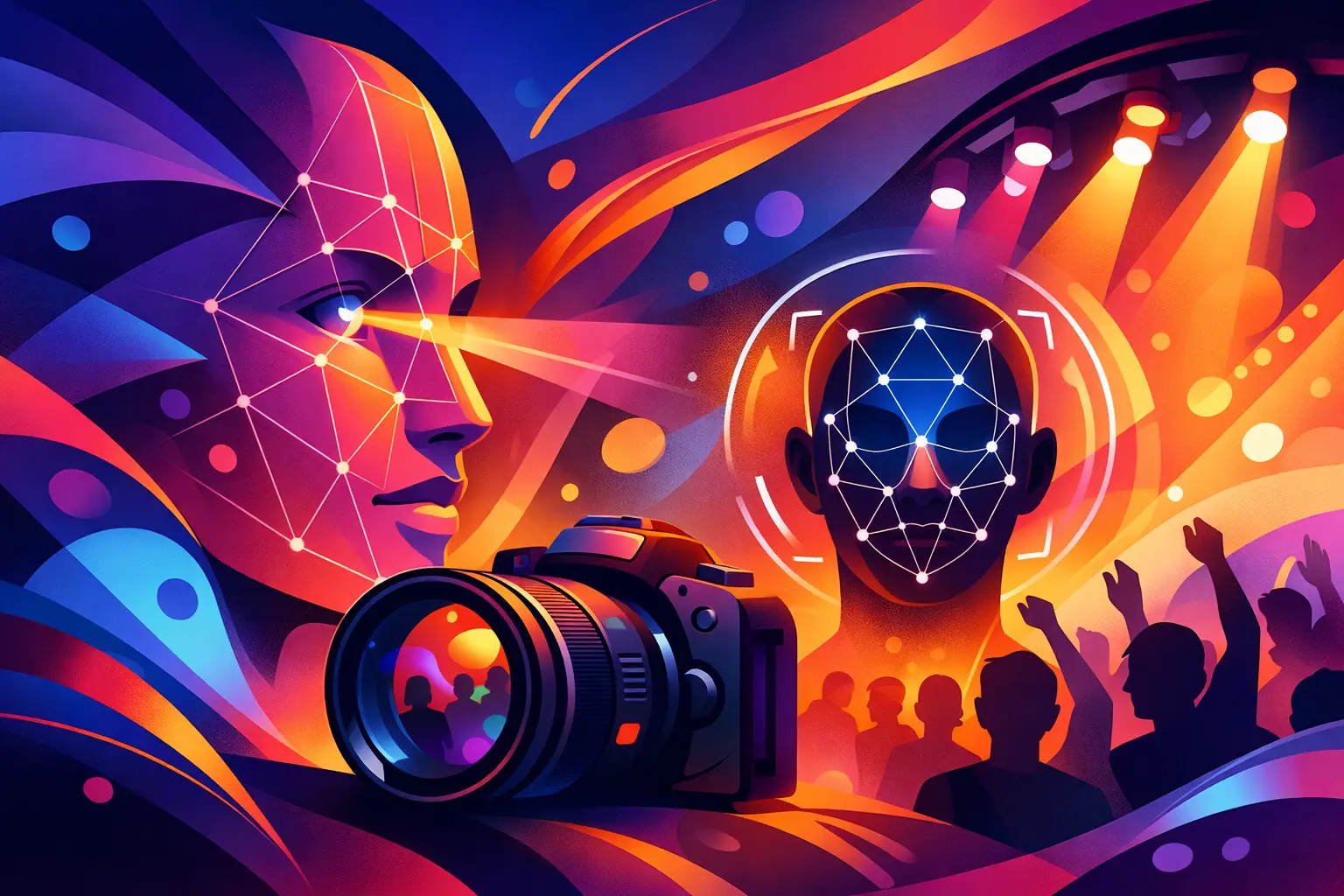 Case de fotos com reconhecimento facial em eventos